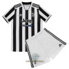 Officiële Voetbalshirt + Korte Broek Juventus Thuis 2021-22 - Kids